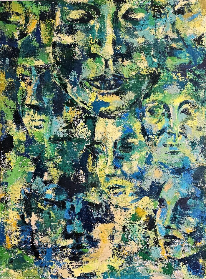 The Spirit Carries On — Acrylic on Canvas Board by Iuliana Negoiță